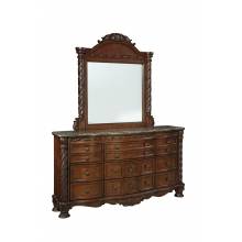 B553 North Shore Dresser+Bedroom Mirror