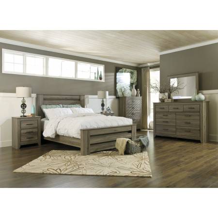 B248 Zelen Queen Poster Bedroom Sets 4 Piece