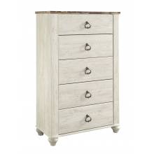 B267 Willowton Five Drawer Chest