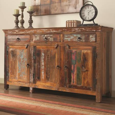 Accent Cabinets Rustic Cabinet w/ Doors