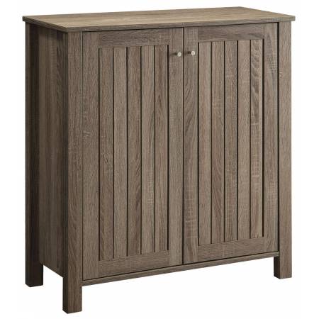 Accent Cabinets Weathered Gray Shoe Cabinet/Accent Cabinet