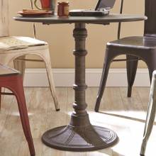 Oswego Round Industrial Bistro Table