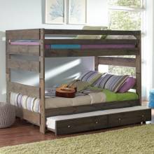 Wrangle Hill Full Over Full Bunk Bed with Pull out Trundle