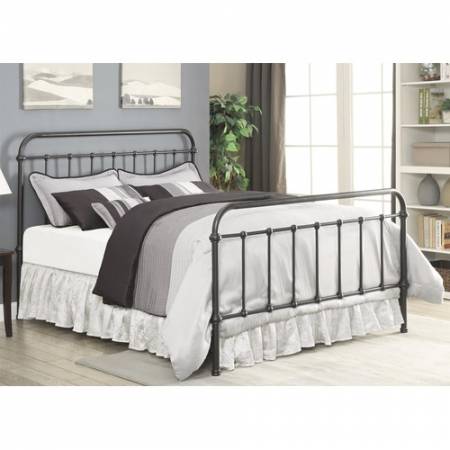 Livingston Transitional Twin Metal Bed