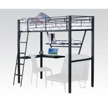 37275 TWIN LOFT BED W/DESK