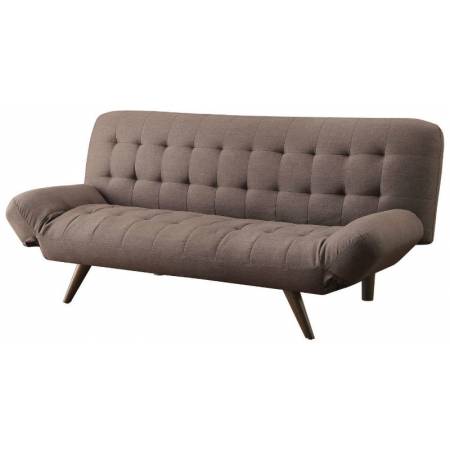 Sofa Beds and Futons Retro Modern Sofa Bed with Tufting & Cone Legs