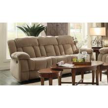 Laurelton Double Reclining Sofa - Taupe Fabric  