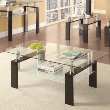 Occasional Group 702280 Tempered Glass Coffee Table