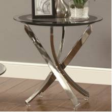 Occasional Group 702580 End Table w/ Tempered Glass Top