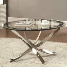 Occasional Group 702580 Cocktail Table w/ Tempered Glass Top