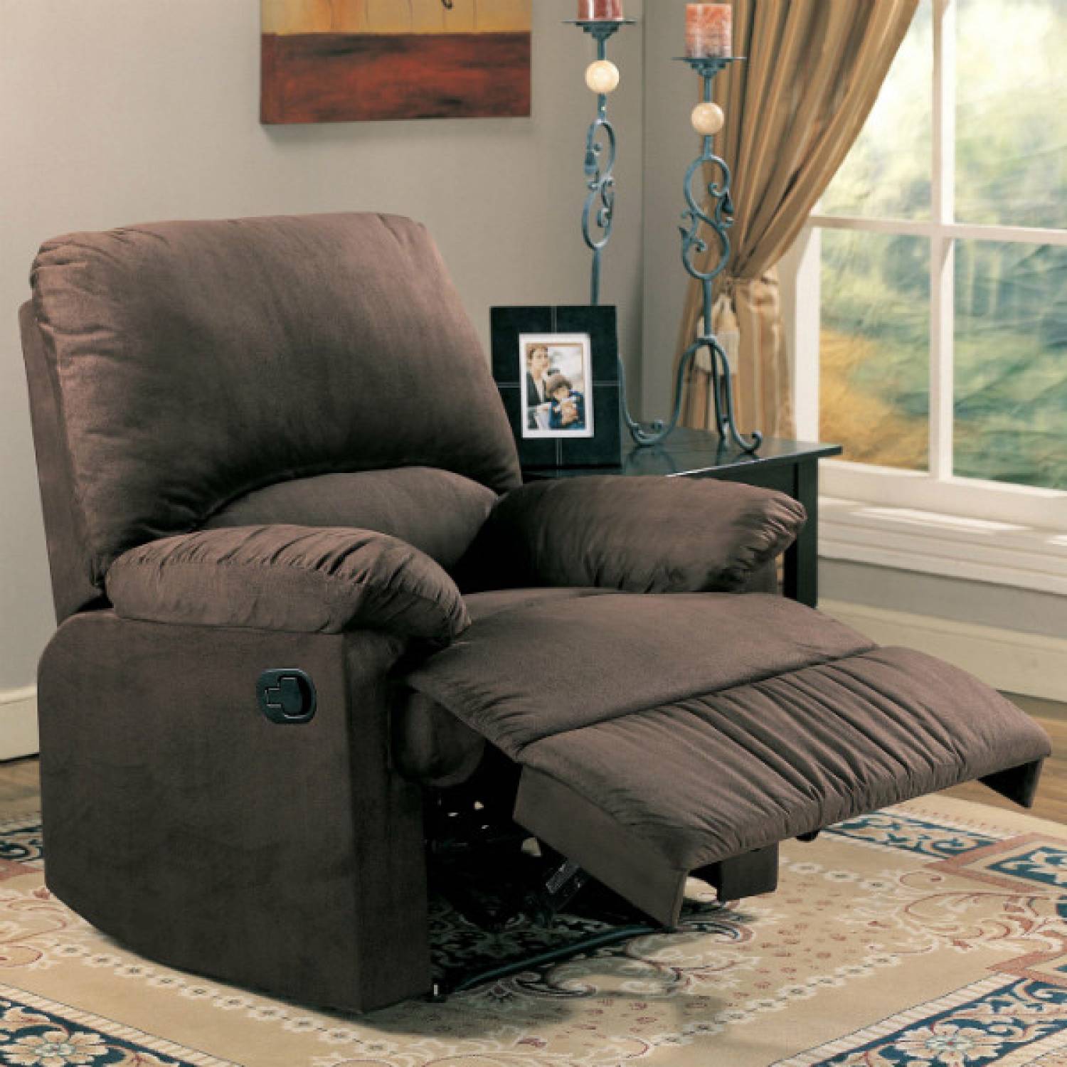 Recliners Casual Microfiber Recliner