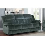 2pc Laurelton Reclining Sofa Set - Charcoal - Textured Plush Microfiber  9636CC Homelegance 