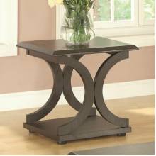 703140 C-Shaped End Table