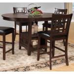 Junipero Counter Height Dining Set 5pc set (TABLE+4 COUNTER HEIGHT CHAIRS
