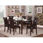 Maeve Dining Set - Dark Cherry 5pc set (TABLE + 4 SIDE CHAIRS
