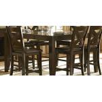 Crown Point Counter Height Dining Set 5pc set (TABLE+4 COUNTER HEIGHT CHAIRS)