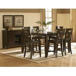 Crown Point Counter Height Dining Set 5pc set (TABLE+4 COUNTER HEIGHT CHAIRS)